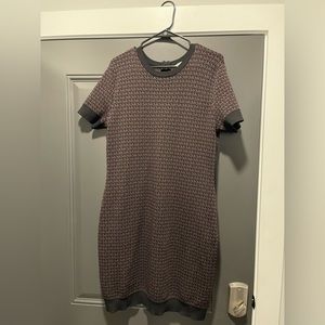 Brown Signature Michael Kors Bodycon Dress